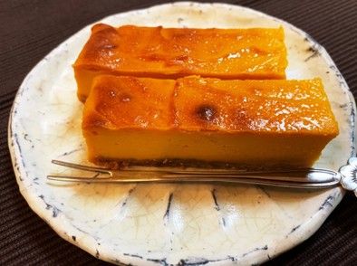 濃厚！かぼちゃのスティックチーズケーキの写真