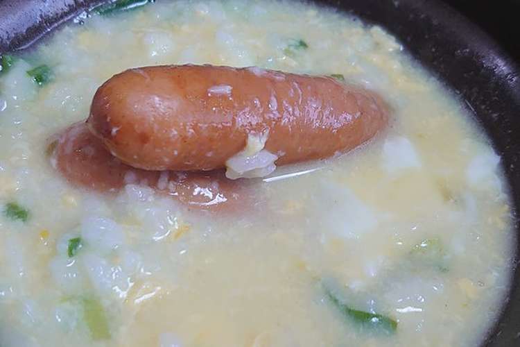 ずぼら雑炊 鶏だしうま塩 チーズ レシピ 作り方 By 田舎のまりぼー クックパッド 簡単おいしいみんなのレシピが350万品