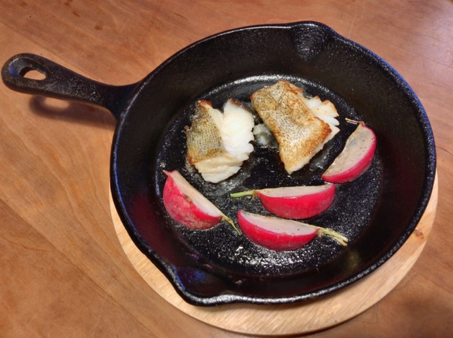 朝食に★鱈のバター焼き&ラデッシュの画像