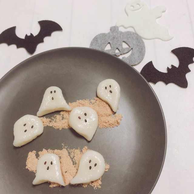 確認用✾ハロウィン✾…白玉オバケのヘアゴム （タグ ハロウィンおばけ 