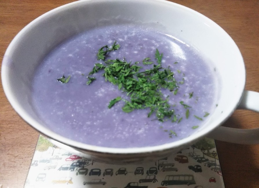 鮮やか～紫芋のパ−プルス−プの画像