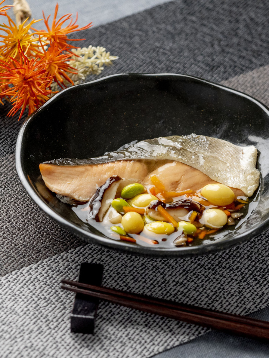 鮭の彩りあんかけ【入院食㉔夕/主菜】の画像
