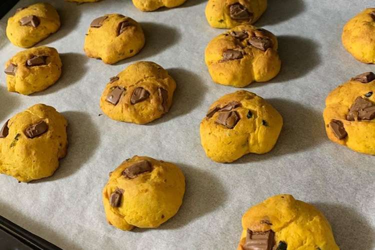 Hmで簡単 かぼちゃクッキー レシピ 作り方 By Miぽりん クックパッド