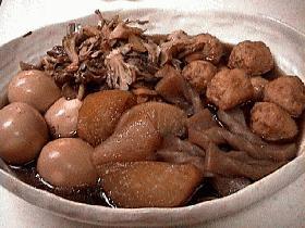 大根とゆで卵、つくねのコトコト煮