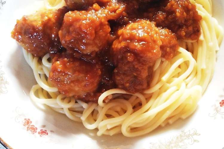 ミートボールのトマトソースパスタ レシピ 作り方 By クックパッド 簡単おいしいみんなのレシピが352万品