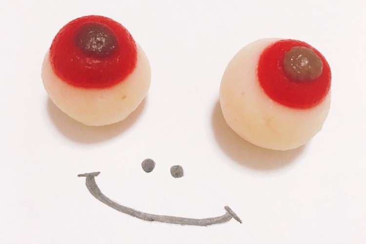 ハロウィンの料理やお菓子に 目玉の作り方 レシピ 作り方 By さんどりよん クックパッド 簡単おいしいみんなのレシピが360万品