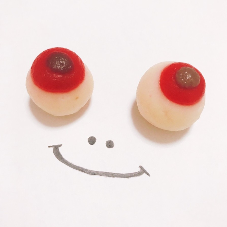 目玉パスタ (ハロウィンディナーアイデア) レシピ