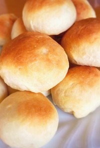 簡単♫安心♫手作り♫はちみつ丸パン
