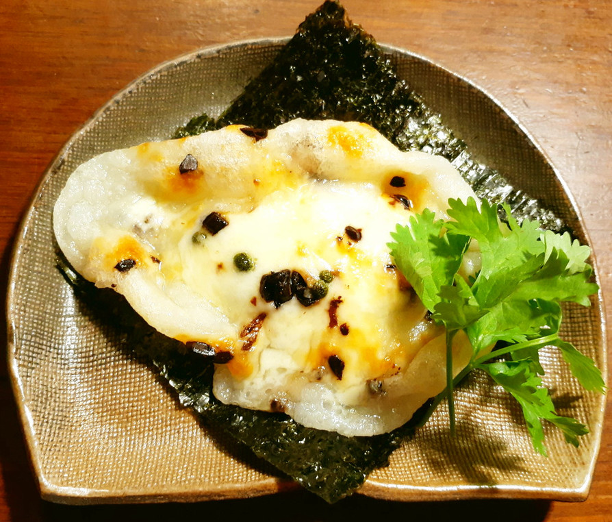チーズ磯辺餅　浜納豆と実山椒の画像