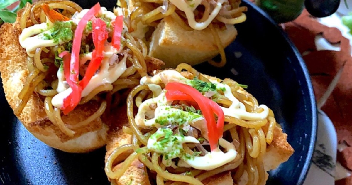 食パンカップde焼きそばパン レシピ 作り方 By クックloveまま クックパッド 簡単おいしいみんなのレシピが356万品