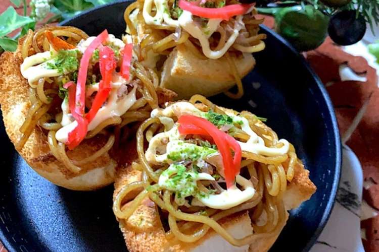 食パンカップde焼きそばパン レシピ 作り方 By クックloveまま クックパッド 簡単おいしいみんなのレシピが354万品