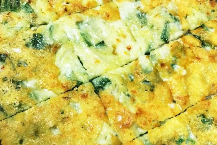 ニラと豚肉のチーズチヂミ レシピ 作り方 By パレードキッチン クックパッド 簡単おいしいみんなのレシピが360万品