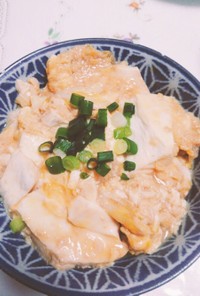 豆腐の卵とじ丼