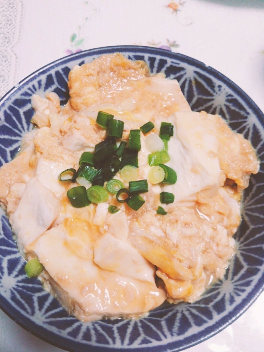 豆腐の卵とじ丼の画像