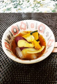 南瓜とさつま芋の秋の味噌汁