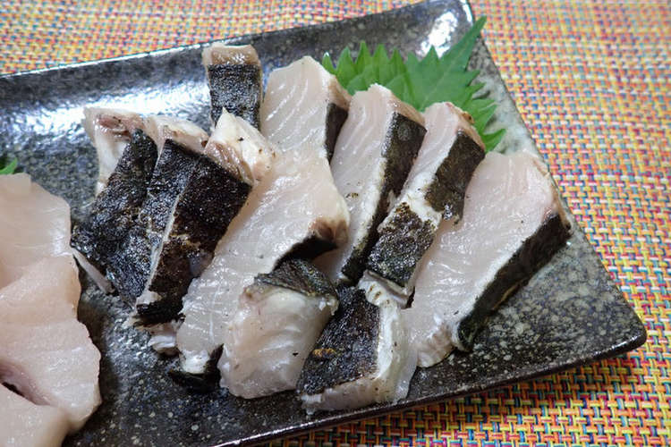 サワラの炙り刺し レシピ 作り方 By あおもりの肴 クックパッド