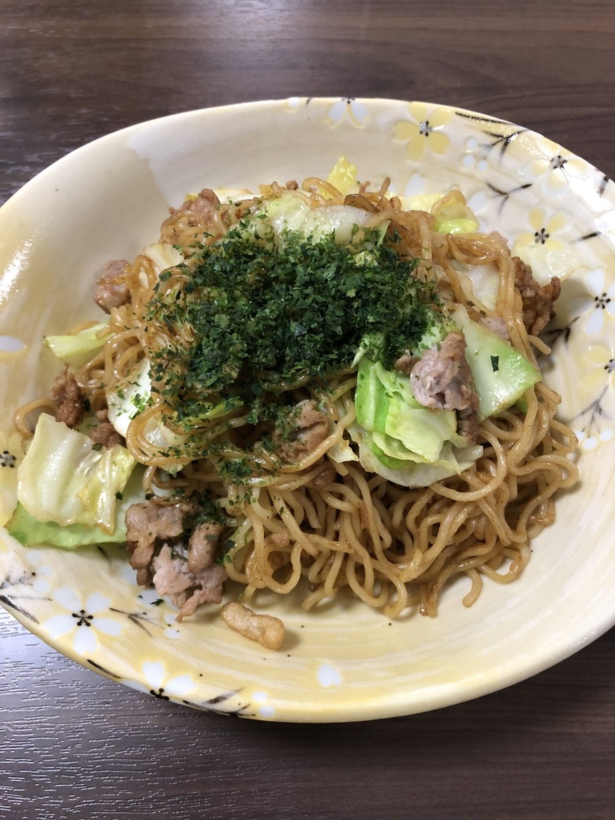 麺がパラッと！簡単焼きそばの画像