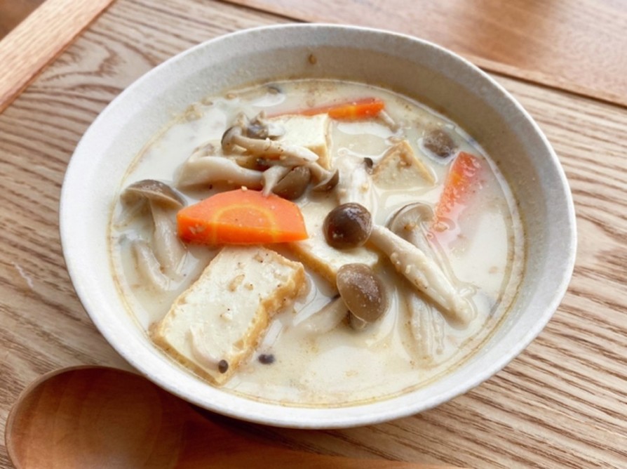 【断食・腸活】豆乳味噌スープの画像