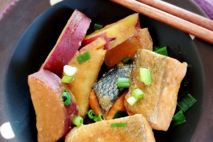 新米に 鮭とさつまいものみそバター煮 レシピ 作り方 By こはるスマイルごはん クックパッド 簡単おいしいみんなのレシピが360万品