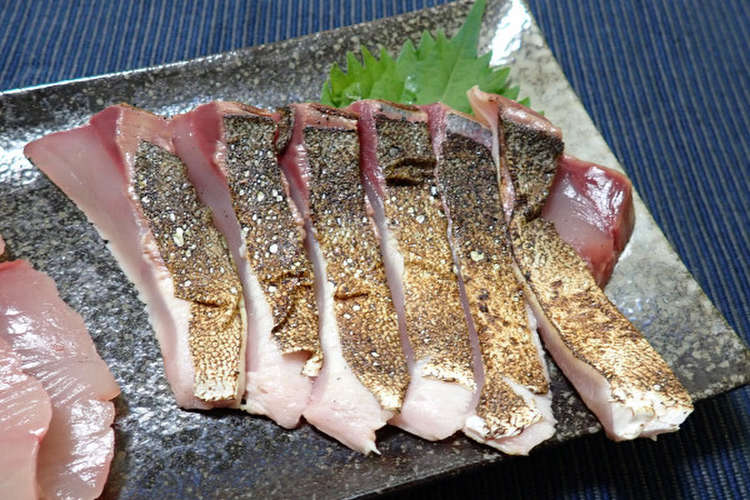 ブリの炙り刺し レシピ 作り方 By あおもりの肴 クックパッド 簡単おいしいみんなのレシピが364万品