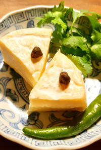 簡単なおつまみカマンベールチーズと浜納豆