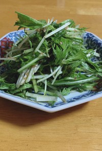 水菜の鰹節サラダ