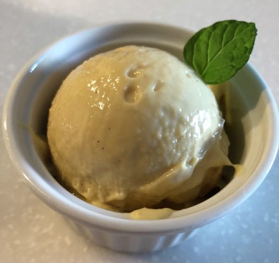 豆腐アイスクリームの写真