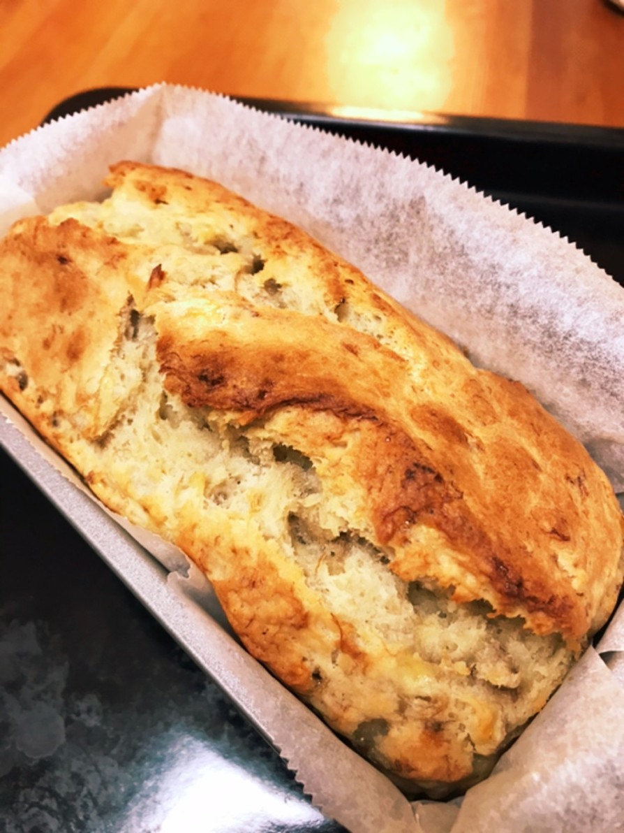 亜麻仁バナナブレッドのレシピ