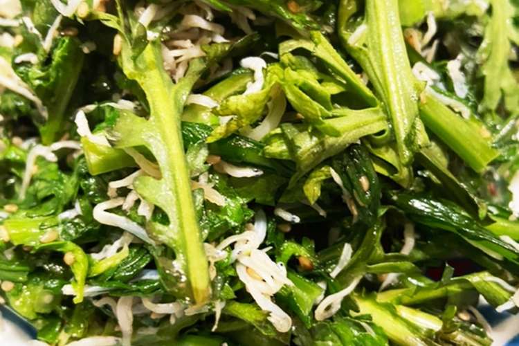 子供がバクバク食べる魔法のしらす春菊 レシピ 作り方 By Anglique クックパッド 簡単おいしいみんなのレシピが352万品