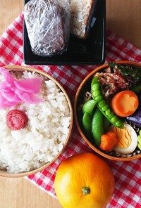 お弁当★牛肉とアスパラ中華炒め★