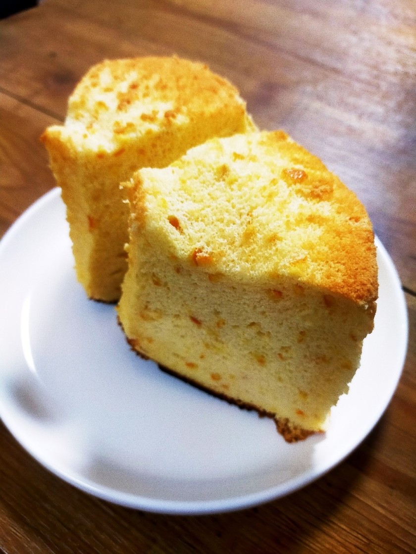 みかんのシフォンケーキ 20cm by ひかりく 【クックパッド】 簡単おいしいみんなのレシピが356万品