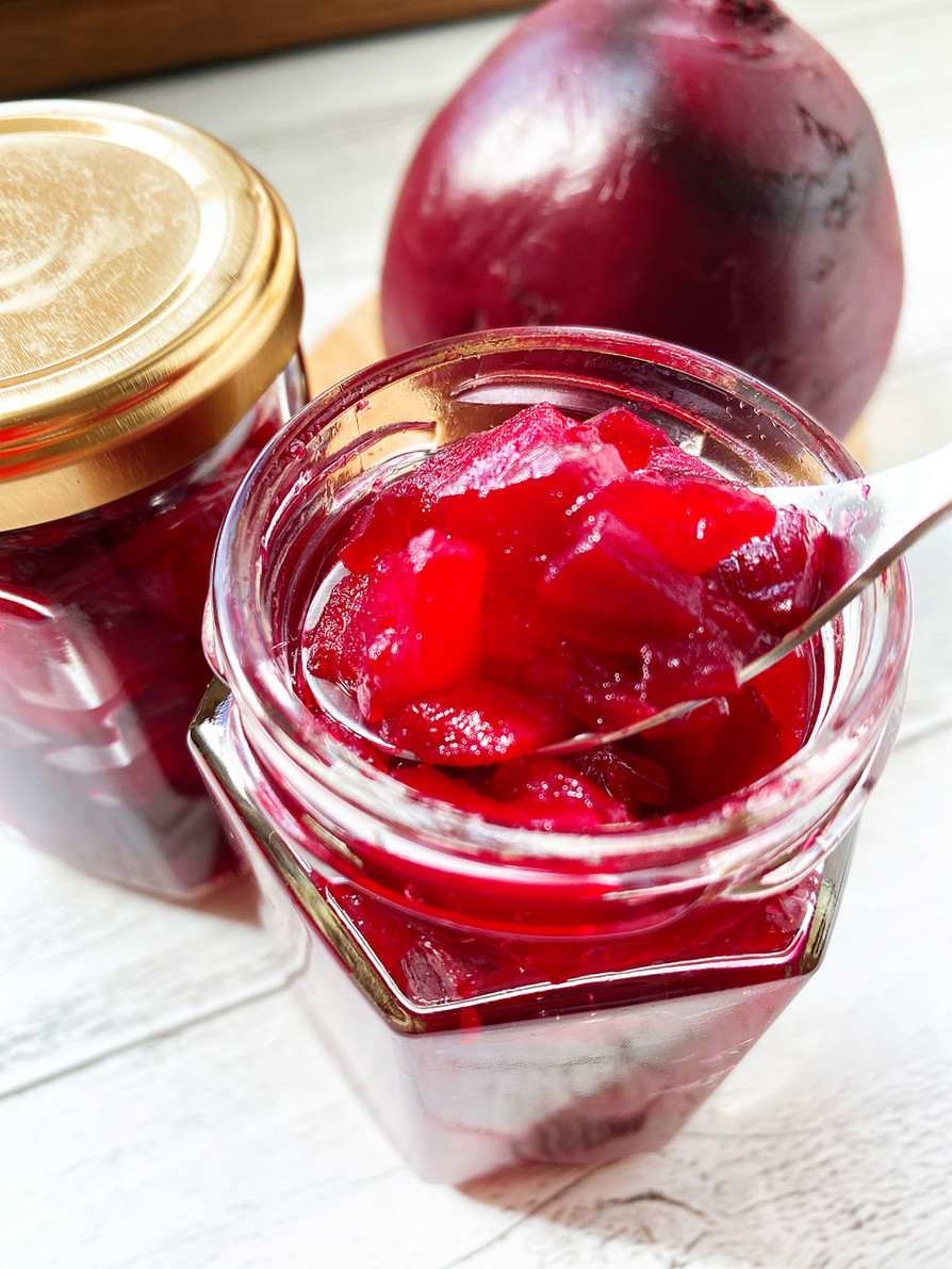 ビーツとリンゴのスローのレシピ