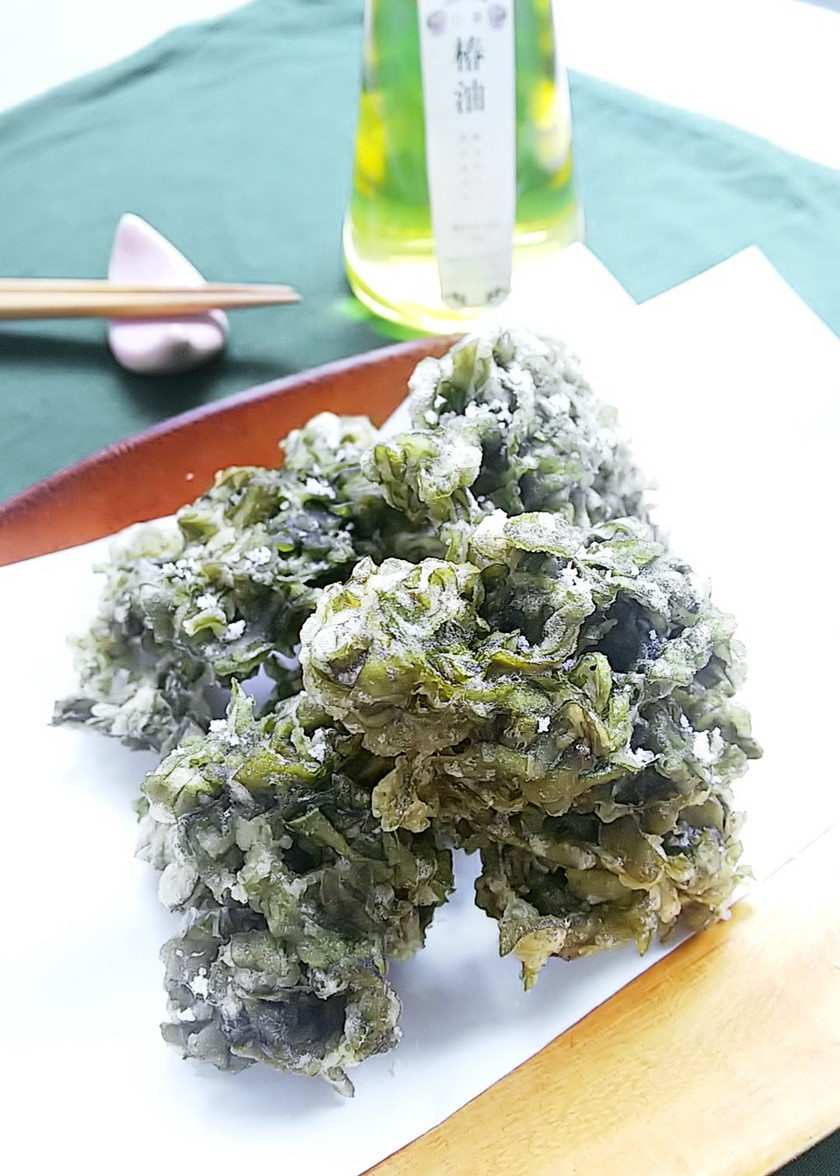 はんば海苔の天ぷら(サクサクかき揚げ)