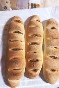 簡単ウインナーフランスパン！