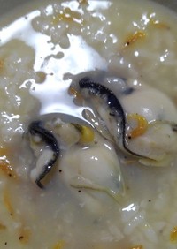 レクチンフリー牡蠣と小エビのお粥
