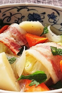 鱈と豆腐のヘルシーなロールキャベツ