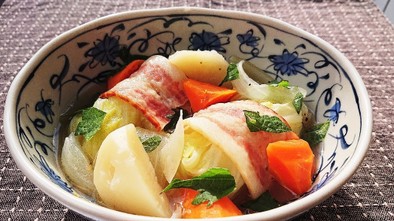 鱈と豆腐のヘルシーなロールキャベツの写真