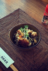 【簡単】鶏とひじきの土鍋で炊き込みご飯