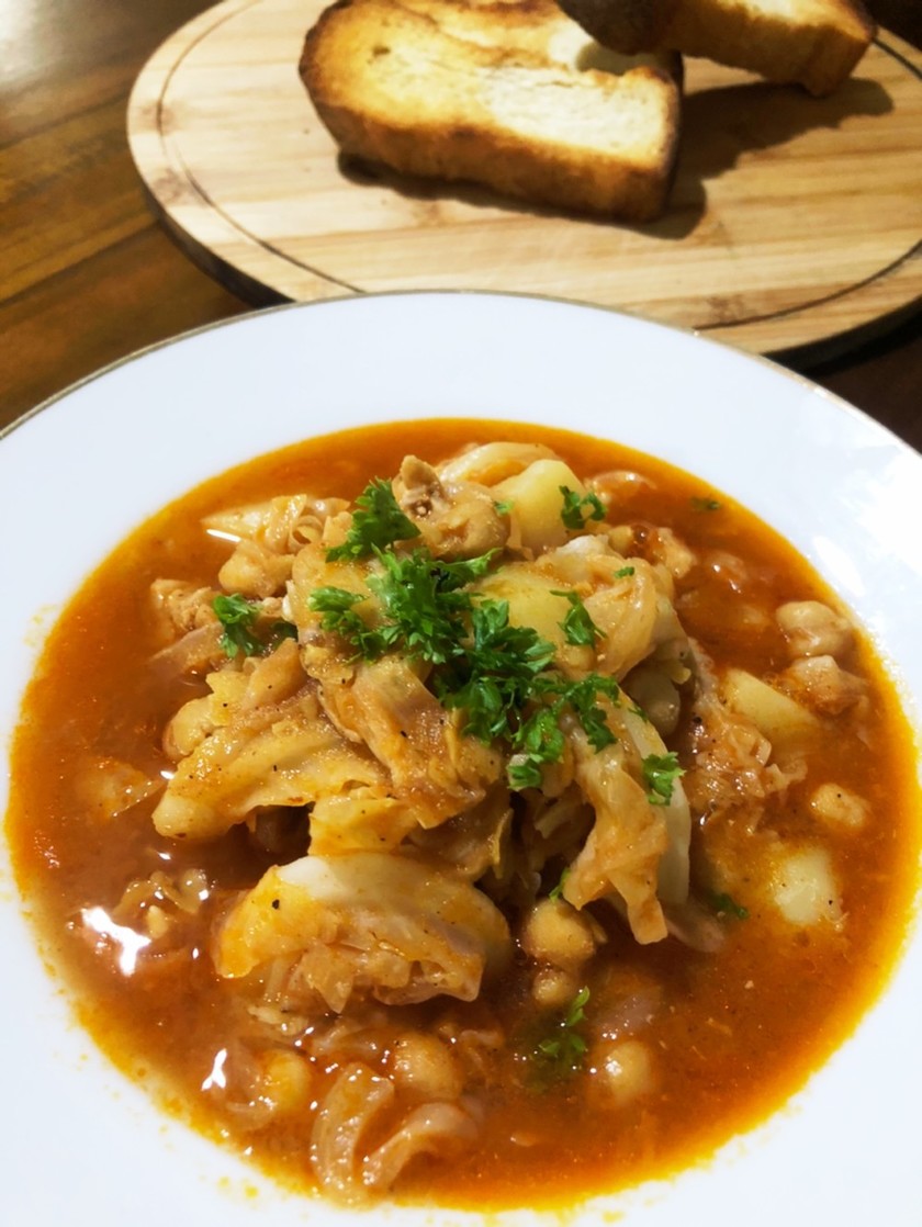 鶏肉とひよこ豆のクスクスのレシピ