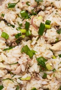 秋刀魚の塩焼きで混ぜご飯