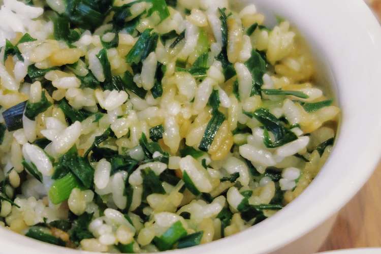 元気もりもり 簡単おいしいニラご飯 レシピ 作り方 By つぶつぶごはん クックパッド 簡単おいしいみんなのレシピが354万品