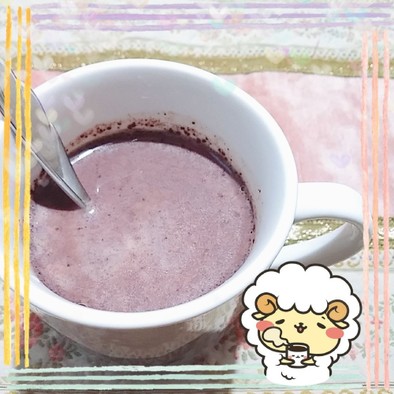 【出稼ぎメシ】豆乳のホットチョコレートの写真