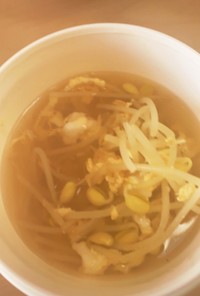 大豆もやし（コンジロン）のスープ