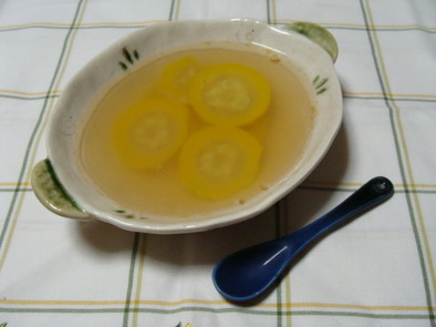 ズッキーニの超～簡単スープ。の写真
