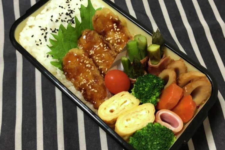 男子高校生弁当 95 イカの天ぷら弁当 レシピ 作り方 By クックこもりん クックパッド