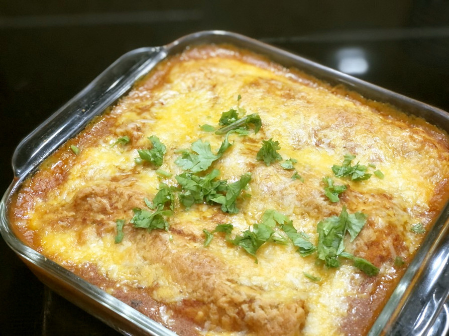 チキンエンチラーダパフのレシピ