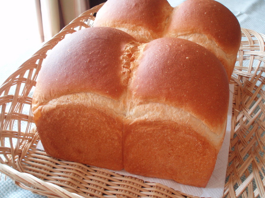 ☆国産小麦のはちみつ食パン☆の画像