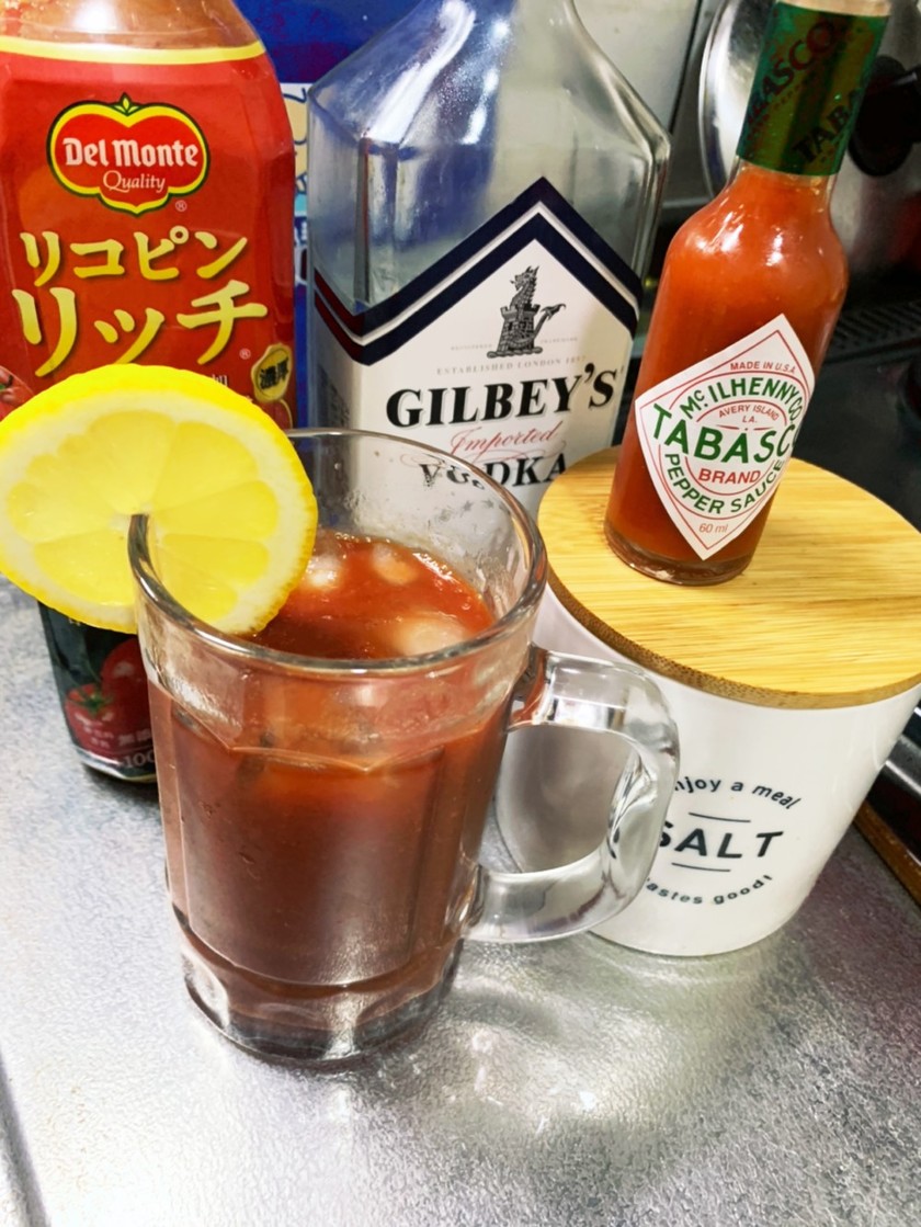 ブラッディメアリーのシーフードサラダのレシピ