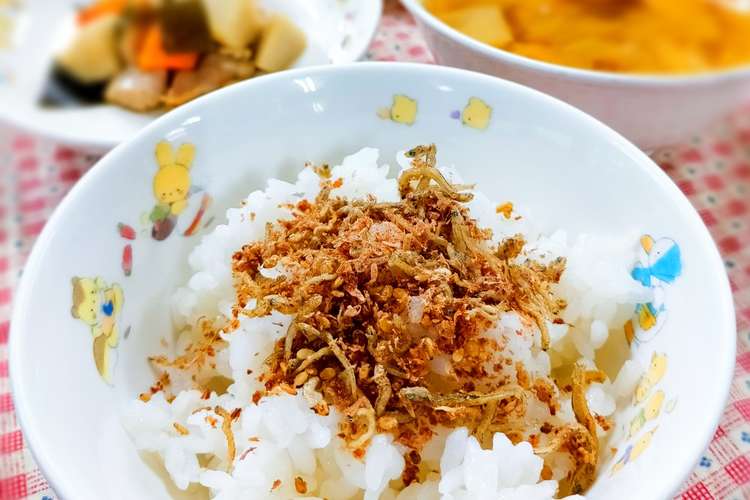 簡単 時短 手作りじゃこの万能ふりかけ レシピ 作り方 By 日ノ出町保育園給食室 クックパッド 簡単おいしいみんなのレシピが355万品