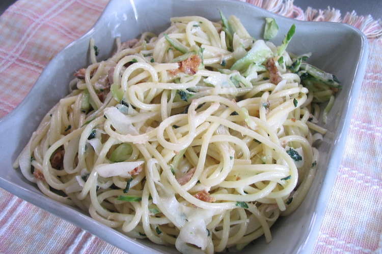 マヨネーズとポン酢でスパサラ レシピ 作り方 By やりんりん クックパッド